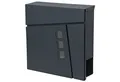 Produktbild: MCW Wandbriefkasten MCW-B29, Front mit 3 Sichtfenstern, Mit Zeitungsfach, Inkl. 2 Schlüsseln
