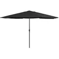 Produktbild: vidaXL Sonnenschirm mit Metall-Mast 390 cm Schwarz