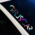 Produktbild: Frontscheibenaufkleber girlscar 2 Hologramm Sticker Tuning Auto Oilslick FS128