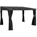 Produktbild: Terrassenüberdachung, Anthrazit, Metall, 363x240x240 cm, Sonnen- & Sichtschutz