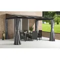 Produktbild: Sojag Terrassenüberdachung St. Barthelemy 8x12,anthrazit,248 x 364 x 240 cm (L x B x H)