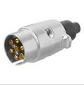 Produktbild: KFZ Stecker 7-polig Metall für den Anhänger Anhängerstecker - 343502