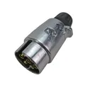 Produktbild: 7 poliger Anhängerstecker Metall Stecker für Pkw Anhänger Schraubanschluss
