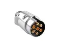 Produktbild: Anhänger Stecker 7-polig Metall Metallstecker Trailer Wohnwagen PKW Wohnmobil