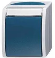 Produktbild: Busch-Jaeger 2601/6 WN-53 Wippschalter Aus- und Wechselschaltung , Grau/Blaugrün, Ocean IP44 (2CKA001085A1611)