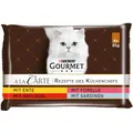 Produktbild: Gourmet A la Carte Katzenfutter nass, Sorten-Mix, 12er Pack (12 x 4 Beutel à 85g)
