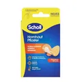 Produktbild: Scholl Hornhautentferner Pflaster Set - 4 Wirkstoffpflaster & 4 Druckschutzpflaster, Hornhaut entfernen Fuß, sanfte Fußpflege, selbsthaftend, dermatologisch getestet, effektiver Hornhaut-Entferner