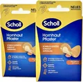Produktbild: 2x 4 Scholl Hornhaut Pflaster - Entfernung von Hornhaut mit Druckschutzpflaster