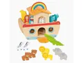 Produktbild: goki Spielzeug-Boot Meine kleine Arche Noah, (Set, 20-tlg., spar packung), aus hochwertigem Holz