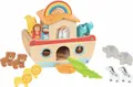 Produktbild: MEINE KLEINE ARCHE NOAH Tiere Menschen 20 Teile Holzarche Rettungsschiff Holz