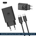 Produktbild: Motorola Netzstecker Schnellladegerät 68W USB-C Wall Charger TurboPower Netzteil