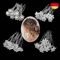 Produktbild: 40 Stück Hochzeit Haarnadeln, Basicon Perlen Blumen Strass Braut Haarschmuck