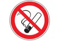 Produktbild: Verbotszeichen ASR A1.3/BGV A8 Rauchen verboten Kunststoff