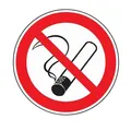 Produktbild: Verbotszeichen Rauchen verboten D200mm Kunststoffschild rot/schwarz Noname