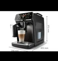 Produktbild: Philips Serie 5400 LatteGo EP5447/90 Kaffeevollautomat Schwarz/schwarz hochglanz