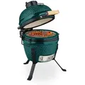 Produktbild: Relaxdays Kamado Grill aus Keramik Dunkelgrün,Schwarz