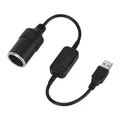 Produktbild: usb auf zigarettenanzünder 12v Auto USB Zigarettenanzünder Sockel Konverter A...