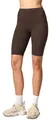 Produktbild: Merry Style Damen Sport Leggings kurz Sportleggings Radlerhose Sporthose aus Viskose MS10-145 (Braun, XS)
