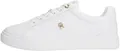 Produktbild: Tommy Hilfiger Damen Court Sneaker Schuhe aus Leder, Weiß (White), 37