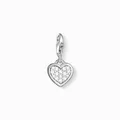 Produktbild: THOMAS SABO Charm Anhänger Kleines Herz Sterlingsilber weiße Steine 0967-051-14