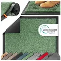 Produktbild: KESSER Fußmatte Schmutzfangmatte rutschfest für Innen- & Außenbereich, Höhe: 7 mm, Teppich für Wohnungseingang, Büro & Vorzimmer grün 180 cm x 120 cm x 7 mm