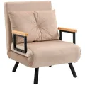 Produktbild: HOMCOM Sessel, LxBxH: 63 x 73 x 81 cm - beige