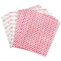 Produktbild: 100 Stück Lebensmitteln Wachspapier Checkered Deli Basket Liner Lebensmittelv...