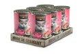 Produktbild: LEONARDO Geflügel pur Nassfutter für Katzen 6x 400g Katzenfutter Katze Futter