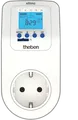 Produktbild: Theben Digitale Steckdosen-Zeitschaltuhr eltimo 020 top3 | Wochenprogramm | App steuerbar | IP20 | 230V 16A | Schuko