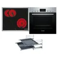 Produktbild: BOSCH HND211RS63 Serie 4/Serie 2, Einbauherdset (Glaskeramikkochfeld, A, 66 l)