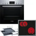 Produktbild: Bosch HND211RS63 - Einbauherd & Elektrokochfeld mit 5 Jahre Garantie, HEF113BS1 & NKN645GA2E, Mit Rahmen aufliegend, 60 cm