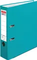 Produktbild: herlitz Ordner maX.file protect, Rückenbreite: 80 mm, türkis DIN A4, PP-Kunststoffbezug, Kantenschutz, Einsteckrücken- (10094829)