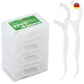 Produktbild: Zahnseide Stick 200 Stück Y Form Zahnreiniger mit Zahnstocher Hal