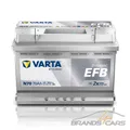 Produktbild: VARTA DYNAMIC EFB AUTOBATTERIE 12V 70Ah STARTER 760A N70 ERSETZT 65AH 66AH 68AH