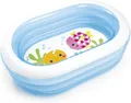Produktbild: Intex Kinderpool Navy 163x46x107cm Aufblasbar Planschbecken Blau Rechteckig