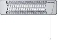 Produktbild: Infrarot-Quarzstrahler IW 120, 1,2 kW, TÜV/GS geprüft, Weiß, ohne Stecker, 23...