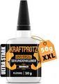 Produktbild: Sekundenkleber extra stark – XXL 50 g Superkleber für präzise Reparaturen – t...