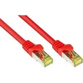 Produktbild: Good-Connections Netzwerkkabel 8070R-050R, rot, Cat 7, 500MHz, 10Gbit/s, S/FTP, RJ45 auf RJ45, 5 m