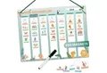 Produktbild: Mini Mindz Magnettafel Wochenplaner Kinder - Montessori Magnettafel mit 200 Magnete & Stift, Mit Kordel - Komplett beschreib- und abwischbar