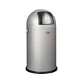 Produktbild: Abfalleimer WESCO PUSHBOY silber BHT 40.20x77x40.20 cm silber Mülleimer