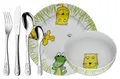 Produktbild: WMF Safari Kinderbesteck Besteckset mit Teller Schale 6-tlg Edelstahl Porzellan