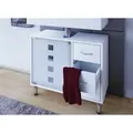 Produktbild: VCM Waschtischunterschrank Darola 58 x 67 x 30 cm , Farbe Weiß - Weiß