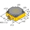 Produktbild: Turck Sensor,ind. quad. 40mm NI75U-CP80-VP4x2 (1540800)