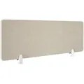 Produktbild: tectake Trennwand, Beige, Kunststoff, 130x40x2.2 cm, Arbeitszimmer, Schreibtische, Schreibtischkombination