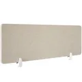 Produktbild: Schreibtisch Trennwand Noisy mit abgerundeten Ecken Trennwand beige B-Ware