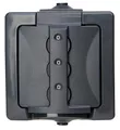 Produktbild: Kopp Nautic Schutzkontakt-Steckdose mit Zahlenschloß, Aufputz Feuchtraum, IP 44, anthrazit, 16A, 250V/AC, 955015016