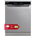 Produktbild: Telefunken Geschirrspüler freistehend Spülmaschine 60 cm AquaStop silber 2. Wahl