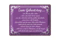 Produktbild: Blechschild Spruch 40x30 cm zum Geburtstag alles Liebe Deko Schild