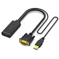 Produktbild: BENFEI VGA Eingang zu HDMI Ausgang Adapter, 1080P Unidirektional Konverter mit Audio Von Computer/Laptop mit VGA zu Fernseher/Monitor mit HDMI-Eingang