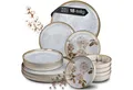 Produktbild: Moritz & Moritz Tafelservice BLOSSOM Geschirrset (18-tlg), 6 Personen, Porzellan, Kombigeschirr für 6 Personen